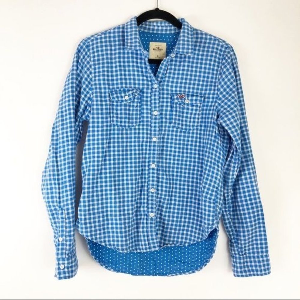 Hollister Hi-Lo Button‎ Down Shirt - Size S